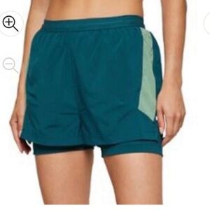 FOURLAPS  Command Short Deep Teal/Dark Ivy Women Various sizes  NWT